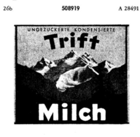 Trift Milch Logo (DPMA, 16.08.1938)