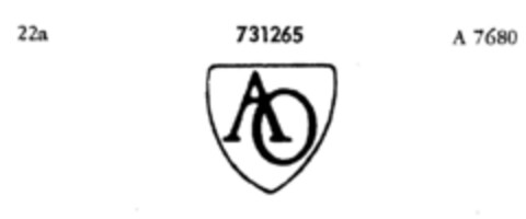 AO Logo (DPMA, 13.06.1958)