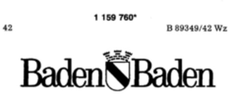 Baden Baden Logo (DPMA, 09.03.1990)