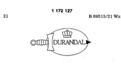 DURANDAL Logo (DPMA, 27.03.1990)