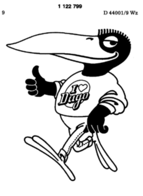 I love Dago Logo (DPMA, 19.11.1987)