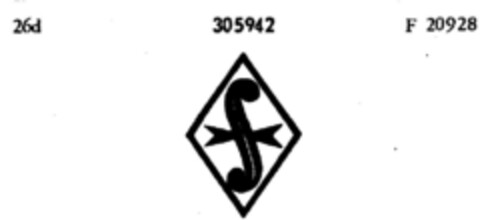 305942 Logo (DPMA, 20.07.1922)