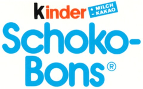 Kinder MILCH KAKAO Schoko-Bons Logo (DPMA, 19.03.1994)