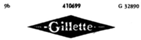 Gillette Logo (DPMA, 17.04.1929)