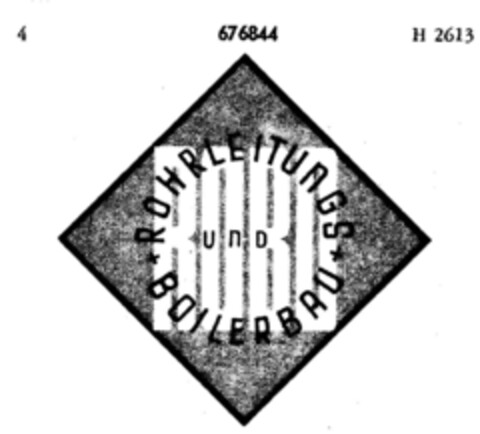ROBO ROHRLEITUNGS UND BOILERBAU Logo (DPMA, 03/24/1951)