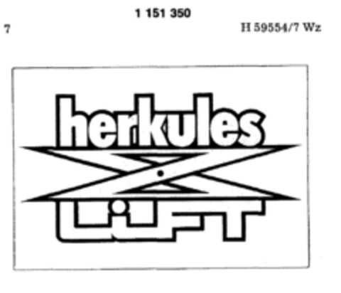 herkules LiFT Logo (DPMA, 05/20/1988)