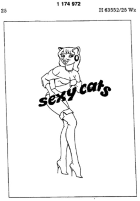 sexy cats Logo (DPMA, 15.05.1990)