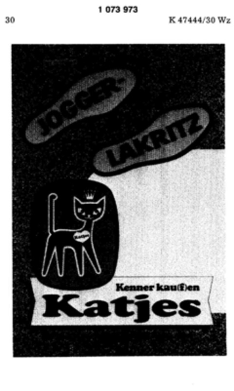 JOGGER-LAKRITZ Katjes Logo (DPMA, 16.08.1984)