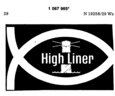 High Liner Logo (DPMA, 01.08.1984)