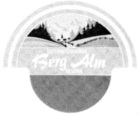 ÖSTERREICHISCHER Berg Alm TILSITER Logo (DPMA, 01.12.1984)