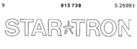 STAR-TRON Logo (DPMA, 07.11.1972)