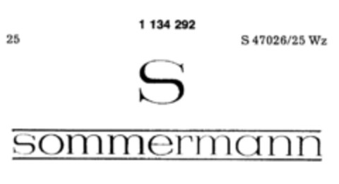 S sommermann Logo (DPMA, 27.07.1988)