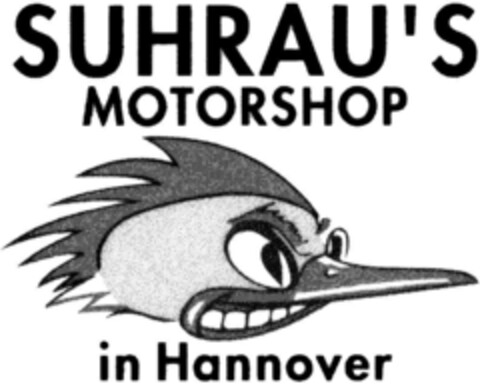 SUHRAU`S MOTORSHOP in Hannover Logo (DPMA, 15.06.1993)