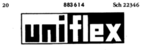 uni flex Logo (DPMA, 14.08.1970)