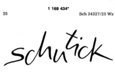 schuhtick Logo (DPMA, 05/04/1988)