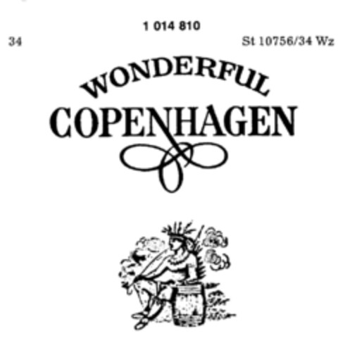 WONDERFUL COPENHAGEN Logo (DPMA, 16.10.1975)