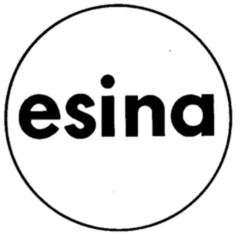esina Logo (DPMA, 20.12.1957)