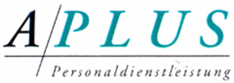 A/PLUS Personaldienstleistung Logo (DPMA, 25.03.2000)