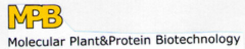 MPB Molecular Plant&Protein Biotechnology Logo (DPMA, 05.04.2000)