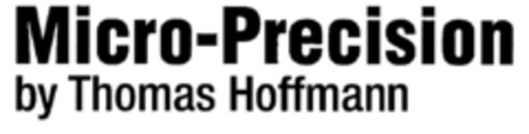 Micro-Precision by Thomas Hoffmann Logo (DPMA, 24.08.2000)
