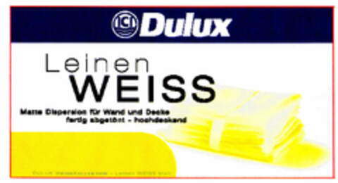 ICI Dulux Leinen WEISS Logo (DPMA, 22.02.2001)