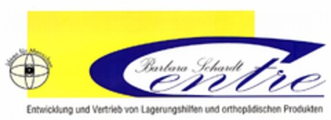 Barbara Schardt Centre Vertrieb von Lagerungshilfen und orthopädischen Produkten Logo (DPMA, 01.07.2009)