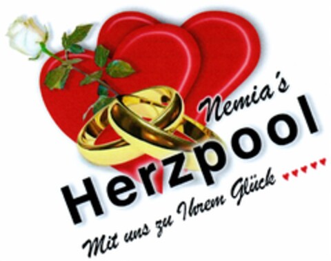 Nemia's Herzpool Mit uns zu Ihrem Glück Logo (DPMA, 07.03.2012)