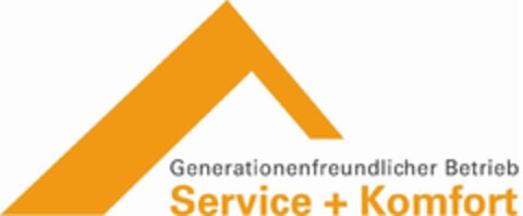 Generationenfreundlicher Betrieb Service + Komfort Logo (DPMA, 23.04.2013)