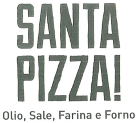 SANTA PIZZA! Olio, Sale, Farina e Forno Logo (DPMA, 10/20/2014)