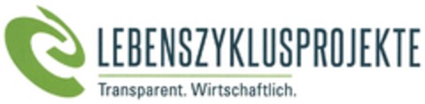 LEBENSZYKLUSPROJEKTE Transparent. Wirtschaftlich. Logo (DPMA, 03/11/2016)