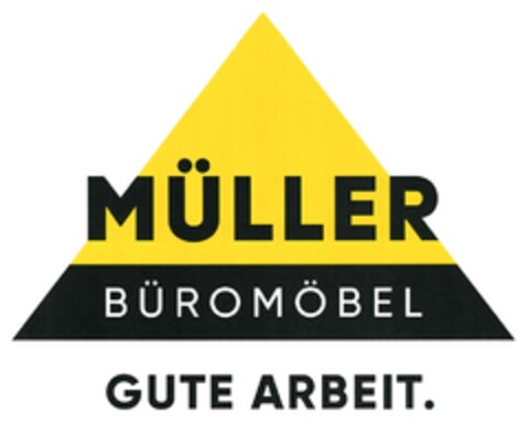 MÜLLER BÜROMÖBEL GUTE ARBEIT. Logo (DPMA, 15.03.2017)