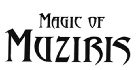 MAGIC OF MUZIRIS Logo (DPMA, 27.09.2017)