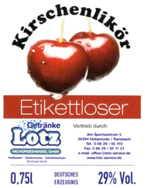 Kirschenlikör Etikettloser Logo (DPMA, 08.02.2018)
