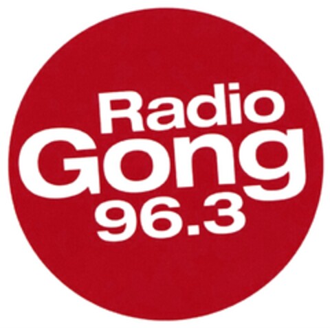 Radio Gong 96.3 Logo (DPMA, 21.08.2018)