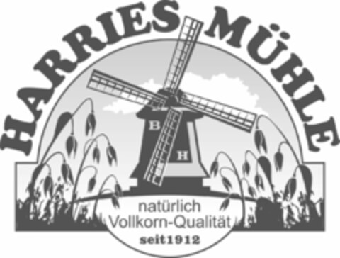 HARRIES MÜHLE natürlich Vollkorn-Qualität seit 1912 Logo (DPMA, 12/21/2018)