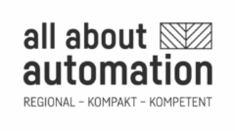 all about automation REGIONAL - KOMPAKT - KOMPETENT Logo (DPMA, 03.04.2019)