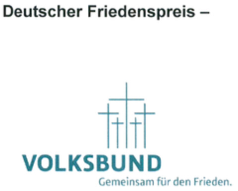 Deutscher Friedenspreis - VOLKSBUND Gemeinsam für den Frieden. Logo (DPMA, 02.03.2020)