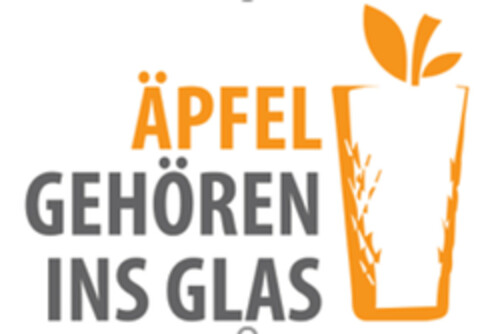 ÄPFEL GEHÖREN INS GLAS Logo (DPMA, 20.07.2021)