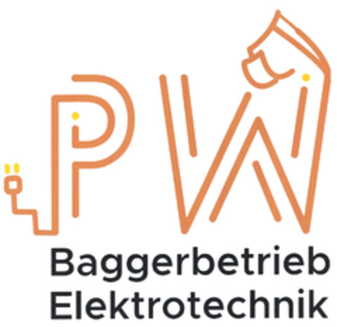 PW Baggerbetrieb Elekrotechnik Logo (DPMA, 01/09/2021)