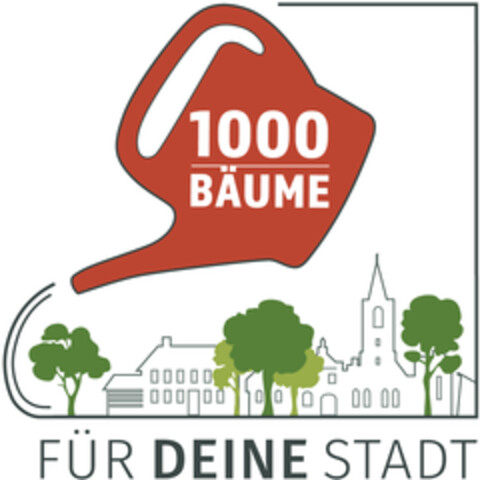 1000 BÄUME FÜR DEINE STADT Logo (DPMA, 14.03.2023)