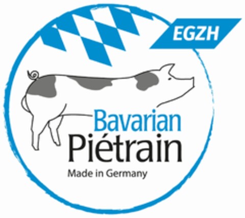 EGZH Bavarian Piétrain Made in Germany Logo (DPMA, 06.07.2023)