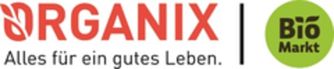 ORGANIX Alles für ein gutes Leben. Bio Markt Logo (DPMA, 06/05/2024)
