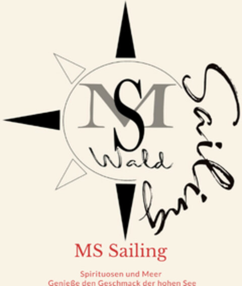 MS Wald Sailing Spirituosen oder Meer Genieße den Geschmack der hohen See Logo (DPMA, 01/12/2024)