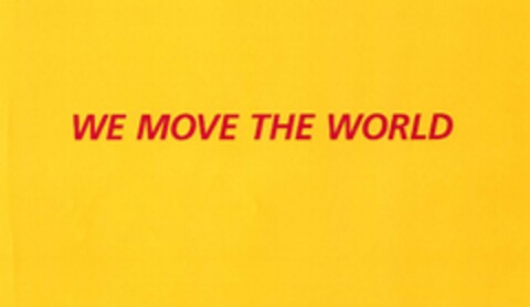 WE MOVE THE WORLD Logo (DPMA, 03.04.2003)