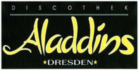 DISCOTHEK Aladdins DRESDEN Logo (DPMA, 23.03.2004)