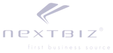 nextbiz first business source Logo (DPMA, 05.09.2006)