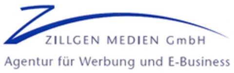 ZILLGEN MEDIEN GmbH Agentur für Werbung und E-Business Logo (DPMA, 06.02.2007)