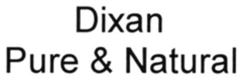 Dixan Pure & Natural Logo (DPMA, 18.05.2007)