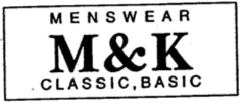 M & K Logo (DPMA, 20.06.1995)