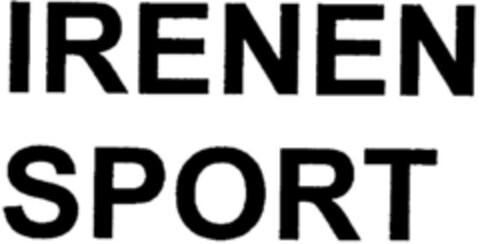 IRENEN SPORT Logo (DPMA, 05.12.1995)